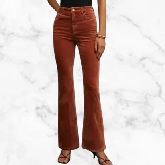 NWT | ANTHROPOLOGIE Pilcro The Icon Flare Corduroy Jeans | Women's 16W - Picture 13 of 16